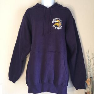 Galt Sand NFL Minnesota Vikings Hoodie Purple Embroidered Vintage Pullover S